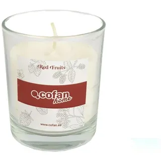 Duftkerze – Pflanzenwachs, 125 g, Duft Red Fruits, ideal für Raumduft, mit ökologischer und nachhaltiger Formulierung.