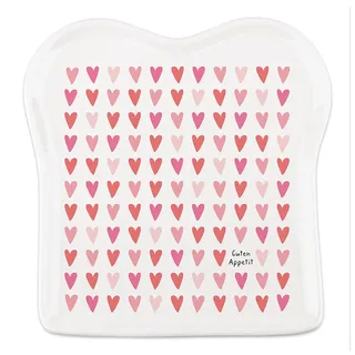 Grafik  Werkstatt Toast-Teller 20 cm Weiß 2er Set