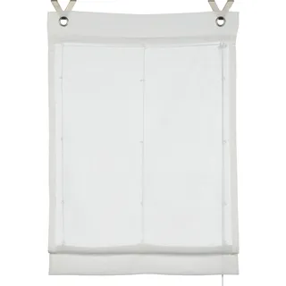 GARDINIA Raffrollo GRS Zen Silence 100 x 140 cm weiß