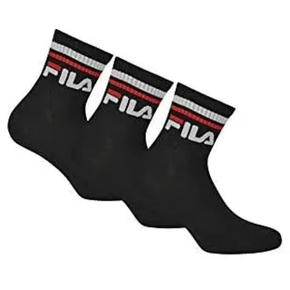 Fila Unisex Socken, Schwarz, 43-46