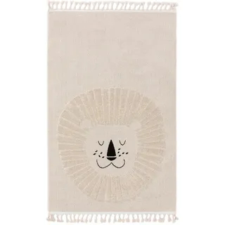 Lytte Kinderteppich Momo Cream 120x180 cm , Creme , Textil , Tiere , Rechteckig , 120x180 cm , Oeko-Tex® Standard 100 , wasserabweisend , Teppiche und Böden, Teppiche, Kinderteppiche