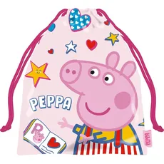 Kindergartentasche, Snackbeutel Peppa Pig, Pink