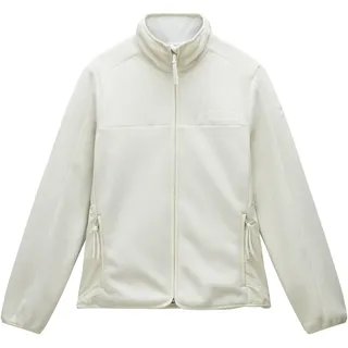 Fleecejacke NAPAPIJRI "YUPIK", Damen, Gr. XS, beige (beige dimity), Web, Aussenseite: 100% Polyamid. Obermaterial: 100% Polyester. Futter: 100% Baumwolle, unifarben, Bündchen, Jacken Fleecejacke, mit durchgehendem Reißverschluss