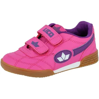 LICO Bernie V Unisex Kinder Multisport Indoor Schuhe, Pink/ Lila/ Weiß, 37 EU