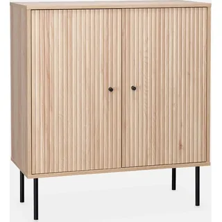 sweeek Sideboard mit 2 Türen + 1 Einlegeboden - Sweeek