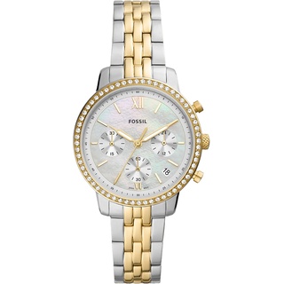 Fossil Chronograph Edelstahl Herrenuhren Damen