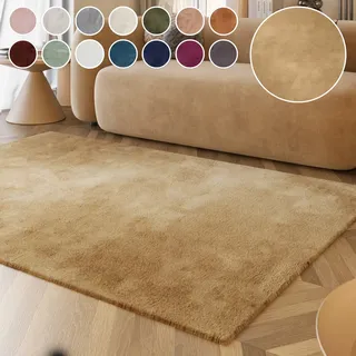 Esprit Alice Fellteppich 200 x 200 cm Beige