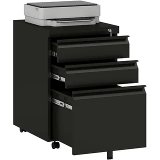 Vinsetto Rollcontainer 48x60x39 schwarz