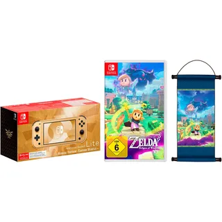 Switch Lite gold + Hyrule-Edition + The Legend of Zelda: Echoes of Wisdom