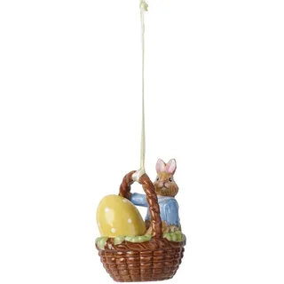 Villeroy & Boch Bunny Tales Ornament Korb-Form Max, Porzellan, Bunt, Hase Max
