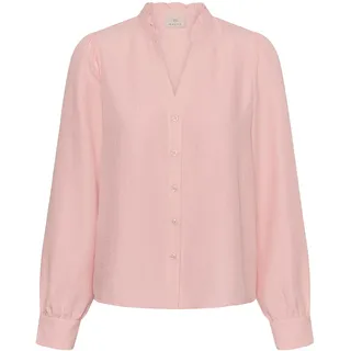 Langarmbluse KAFFE "Damen Bluse langarm KAjonah", Damen, Gr. 44, rosa (lotus cc), Obermaterial: 100% Polyester PES., Blusen Langarmbluse