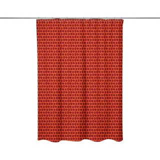Le Jardin du Lin Digital Gedruckter Duschvorhang, Badewannenvorhang, Duschvorhangringe Enthalten, Größe: 140x200 cm - Entworfen und Hergestellt in der Türkei