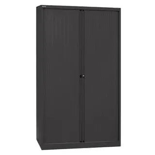 BISLEY EuroTambour Rollladenschrank 120 x 43 x 198 Schwarz