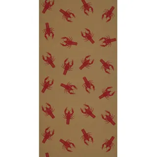 Beistle New Orleans Tischrolle, Krebs-Motiv, Kraftpapier, Partyzubehör, Tischdecken, 61 x 150 m, Braun/Rot