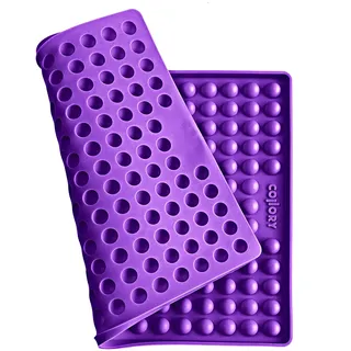Collory Backmatte Hundekekse für MEDIUM HALBKUGEL (1,5cm Ø) Leckerlis, Silikon Backform, Backunterlage für Backblech, Diätmatte, Hitzebeständig, Lebensmittelecht & Bpa-frei