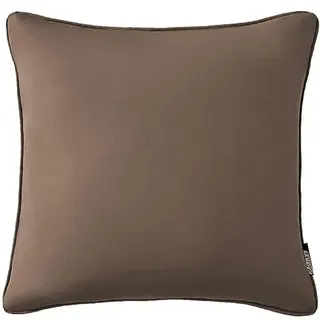 ROOM99 Aura 45 x 45 cm Zierkissenbezüg Kissenbezüg Kissenhüll Dekorative Dekokissen Wurfkissenbezug Deko Aesthetic Modern Schlafzimmer Wohnzimmer Nougat braun,1 Stück