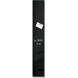 Sigel Glas-Magnettafel Artverum 12 x 78 cm Schwarz