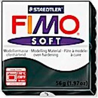 Staedtler Fimo Soft Modelliermasse schwarz