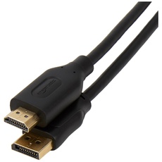 Amazon Basics DisplayPort auf HDMI Kabel mit vergoldeten Steckern, 3.04 m (10 ft)