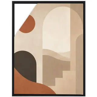 GHIBFBT Schattenfugenrahmen für Keilrahmen 30x40 cm, Aluminium Bilderrahmen für Leinwände, Moderner Canvas Rahmen mit Tiefeneffekt, Wechselrahmen für Leinwandbilder (Schwarz, 30 * 40cm)