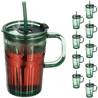 Relaxdays Wasser- & Saftglas 0,45 l 10-tlg.