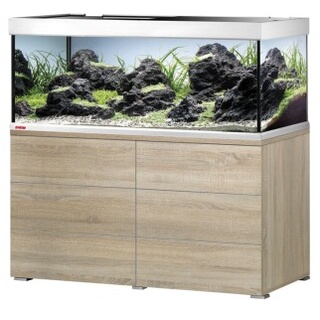 Eheim proxima 325 classicLED Aquarium mit Unterschrank Eiche