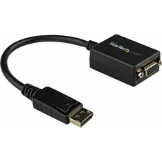 StarTech.com DisplayPort auf VGA Adapter - Aktiver DP auf VGA Konverter - 1080p Video - DisplayPort zertifiziert - DP/DP++ Quelle auf VGA Monitor Adapter Dongle - Einrastender DP Stecker (DP2VGA2)