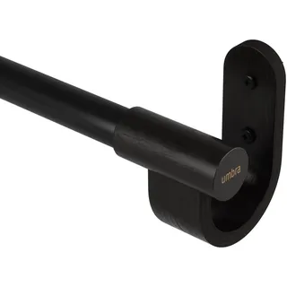 Umbra Vorhangstange Ausziehbar 1-läufig Ø 25 mm 107 - 305 cm Schwarz
