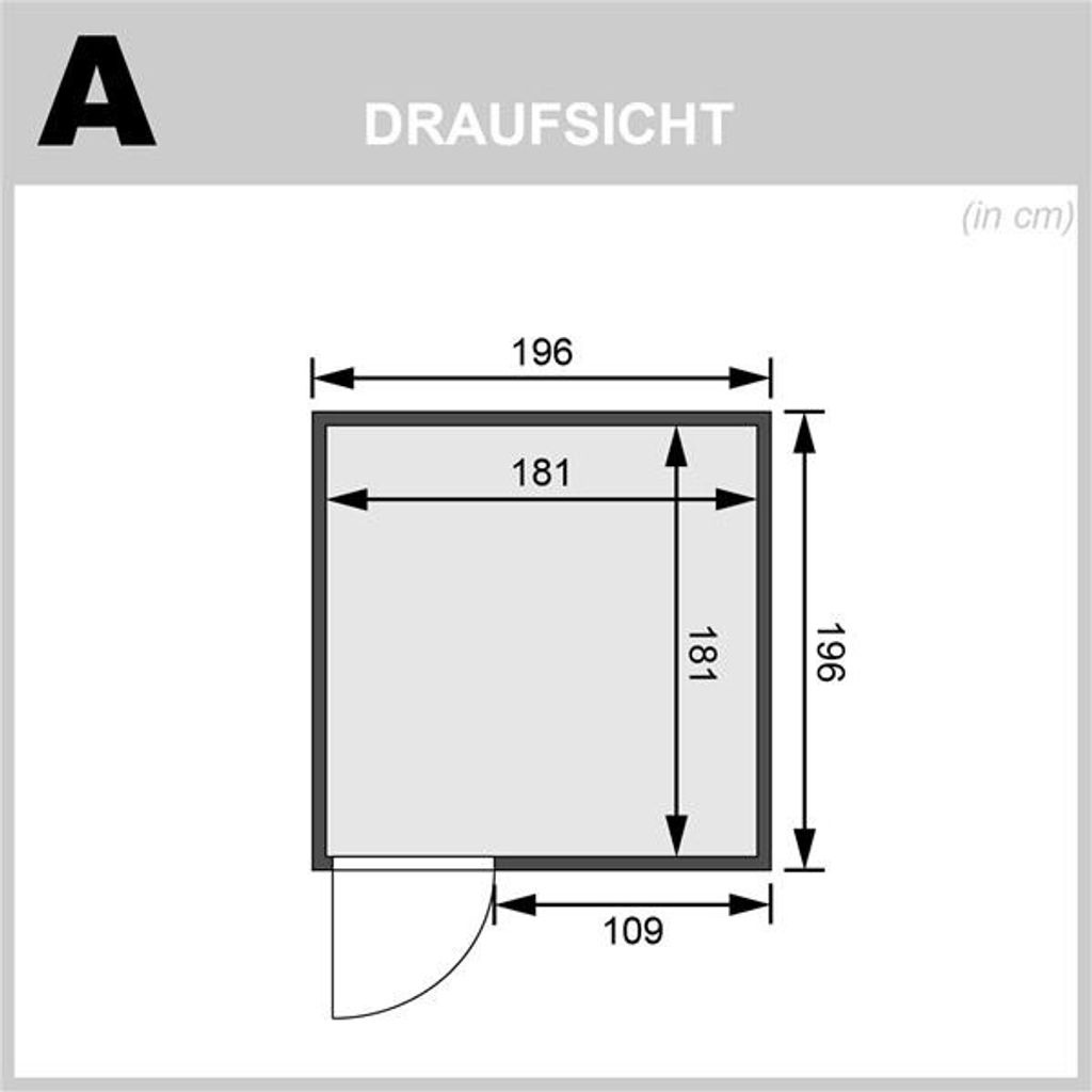 Bild von Sauna Rodin (Fronteinstieg) ohne Zubehör