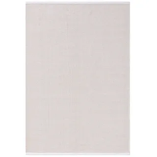 benuta Basic handgewebter Baumwollteppich Ron - Weiß 350x450 cm - Handwebteppich aus 100% Baumwolle - Style: Uni, Minimalistisch, Natural Living - Pflegeleicht für Wohnzimmer Schlafzimmer