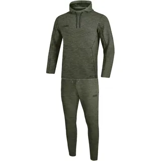 Jako Herren Jogginganzug Premium Basics mit Kapuzensweat M9629-28 M - Khaki Meliert - M