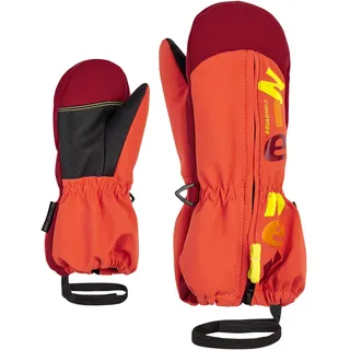 Ziener Baby LANGELO Ski-Handschuhe/Wintersport | wasserdicht atmungsaktiv, Burnt orange, 86cm