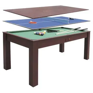 Devessport Billares 3 In 1 Billardtisch - Brown - One Size