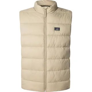 Pepe Jeans Puffer Weste - Stone Beige - S
