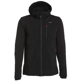 CMP - Herrenjacke mit Kapuze und Reißverschluss, Schwarz, 46