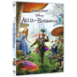 Disney Alice Im Wunderland Tim Burton Dvd Spanisch - Multicolor