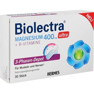 Hermes Arzneimittel  Biolectra Magnesium 400 mg ultra 3-Phasen-Depot Tabletten 30 St.