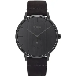 s.Oliver Herren Uhr Armbanduhr Leder 2033497