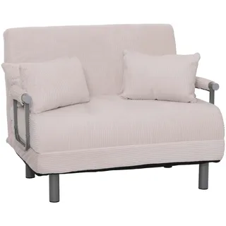 Mendler Schlafsessel HWC-K29, Klappsessel Schlafsofa Gästebett, Liegefläche 190x100cm, Stoff Cord (330g/m2)