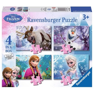 Disney Ravensburger - Die Eiskönigin – Völlig unverfroren 4 in 1 Puzzle-Set (Sortimentsartikel) [UK Import][Exklusiv bei Amazon]