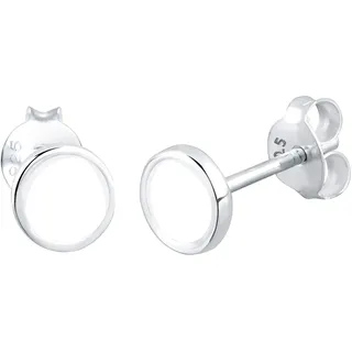 Elli Ohrstecker Kreis Motiv Basic Emaille 925 Silber 89139589