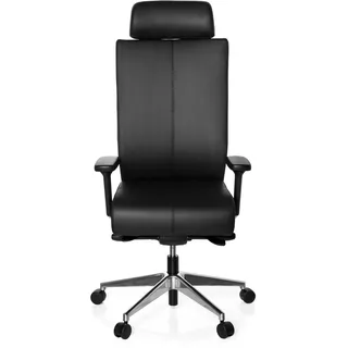 HJH Office Pro-Tec XXL Leder Schwarz