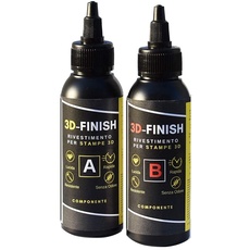 Resin Pro 3D - Finish Fast: Post-Print Coating zum Glätten und Veredeln von 3D-Drucken - 150 ml