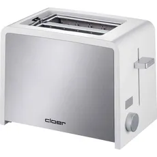 Cloer 3211, Toaster, Silber, Weiss