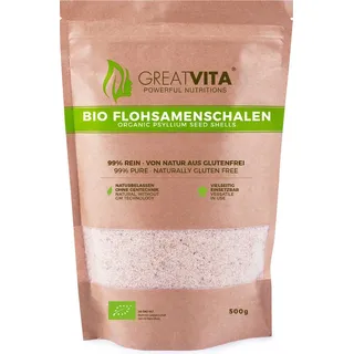 greatvita Bio Flohsamenschalen 99% rein 500 g