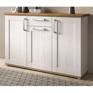 inn.furn Sideboard Mirano 137 x 92 cm Weiß