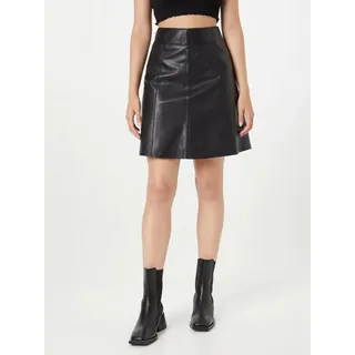 Selected Lederrock Damen Schwarz 38