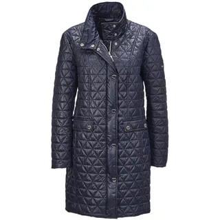 GOLDNER Langmantel »Kurzgröße Stepp-Kurzmantel mit Stehkragen«, blau