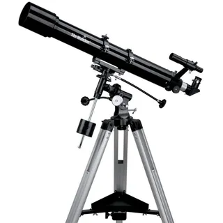 Sky-Watcher Evostar-90 (EQ-2) (90mm (3,5 Zoll), f/900) Refraktor Teleskop Silber