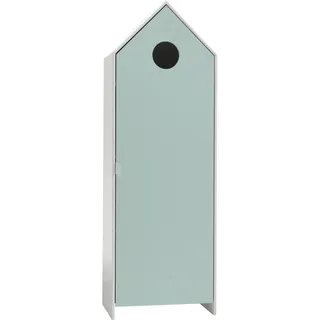 Vipack Kinderkleiderschrank Casami 1-türig MDF lackiert mint/weiß